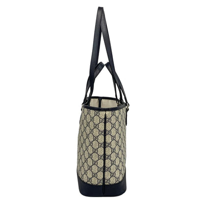 Gucci Tote Bag Excellent Condition GG Supremeggmarmont 765043 Ivory X Navy 2way