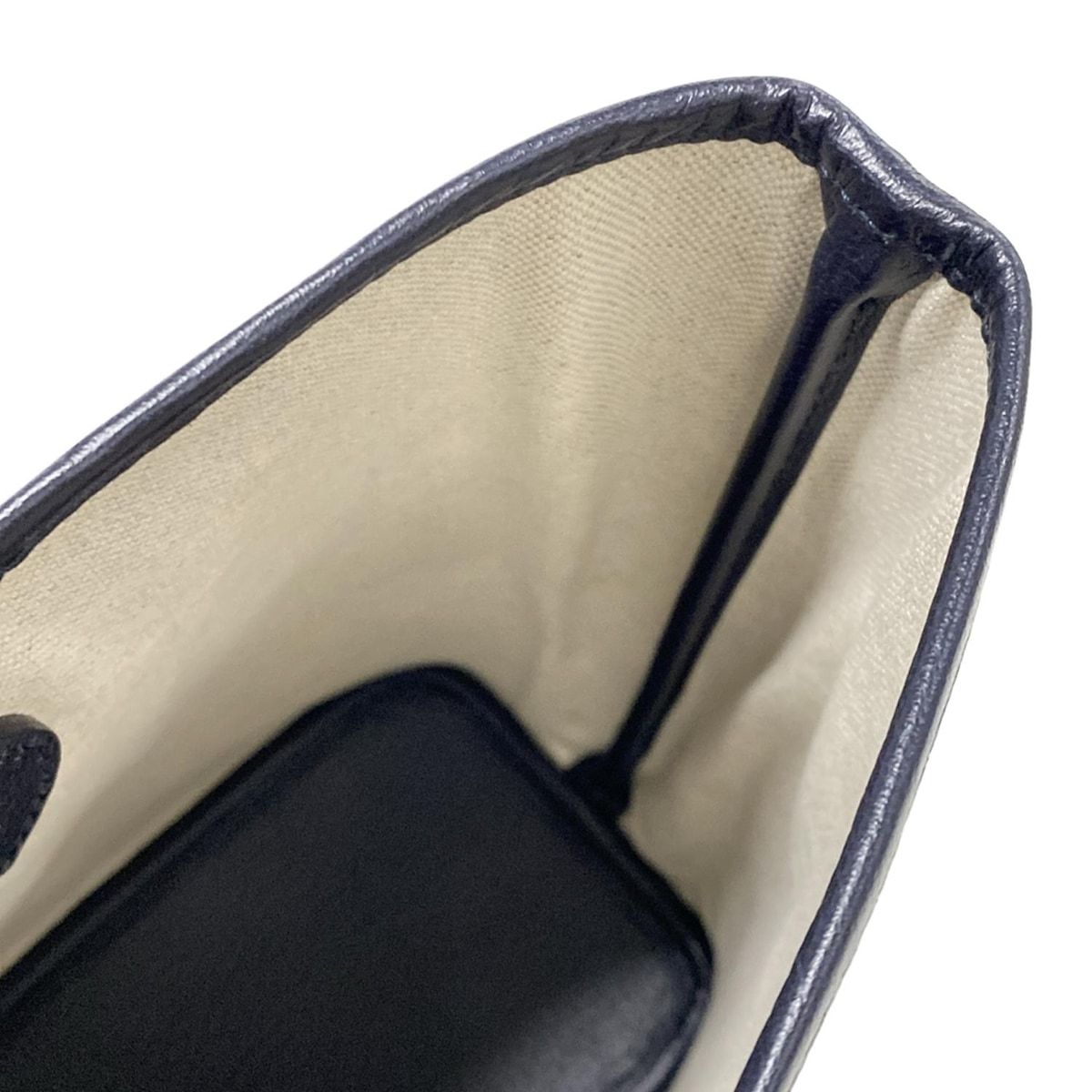 Gucci Tote Bag Excellent Condition GG Supremeggmarmont 765043 Ivory X Navy 2way