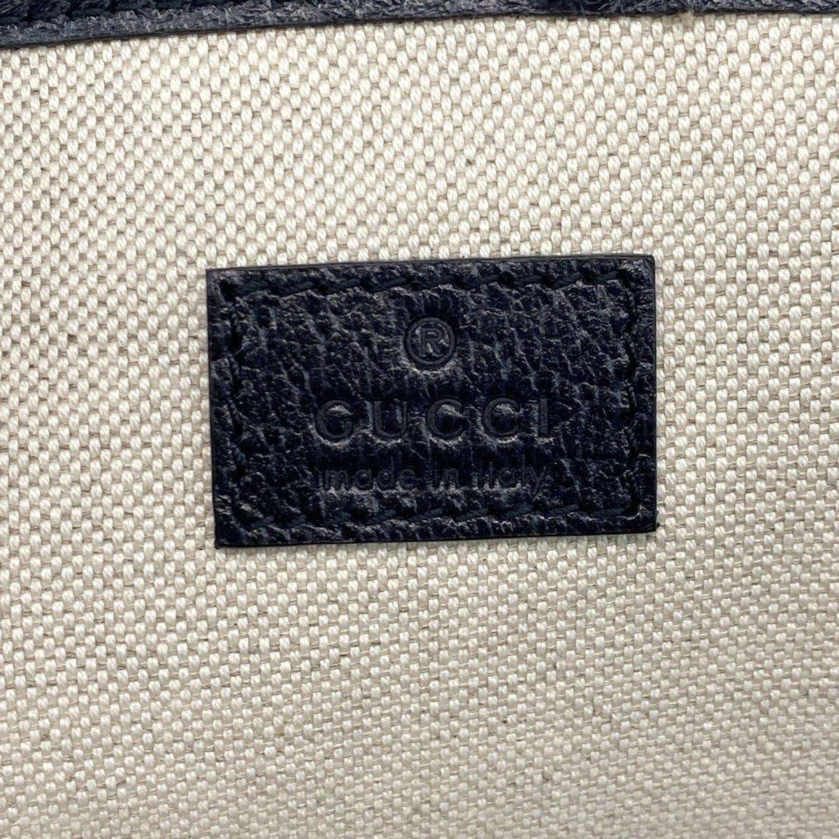 Gucci Tote Bag Excellent Condition GG Supremeggmarmont 765043 Ivory X Navy 2way