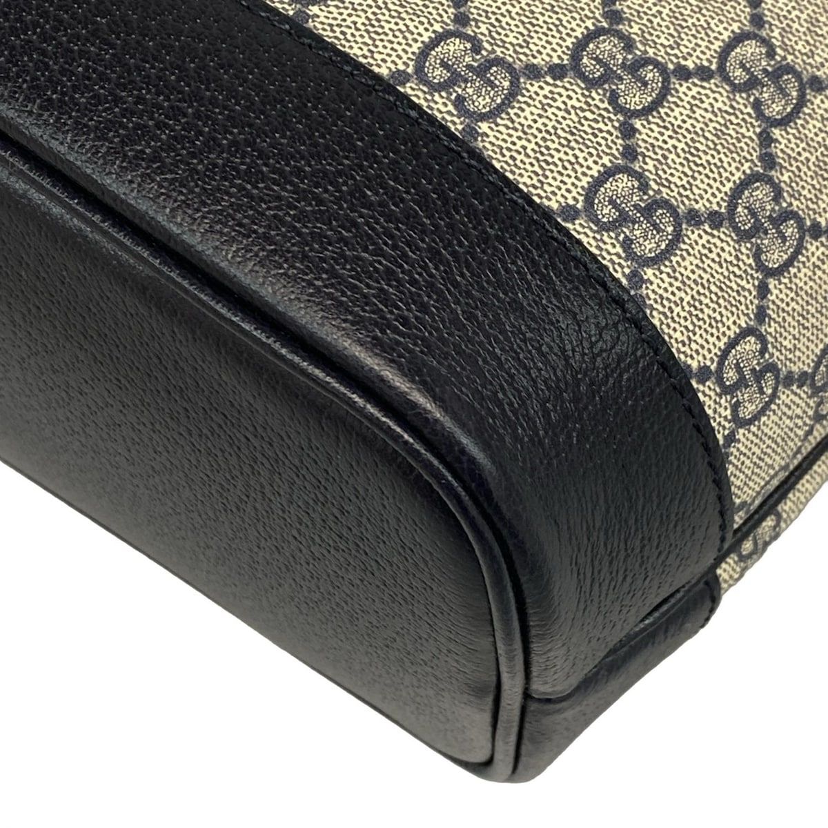 Gucci Tote Bag Excellent Condition GG Supremeggmarmont 765043 Ivory X Navy 2way