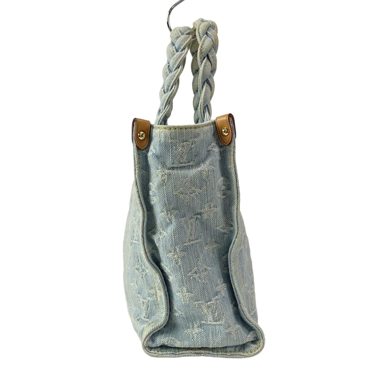 Louis Vuitton Tote Bag Monogram Denim Red Togo - M24897 Sky Blue Denim Cotton