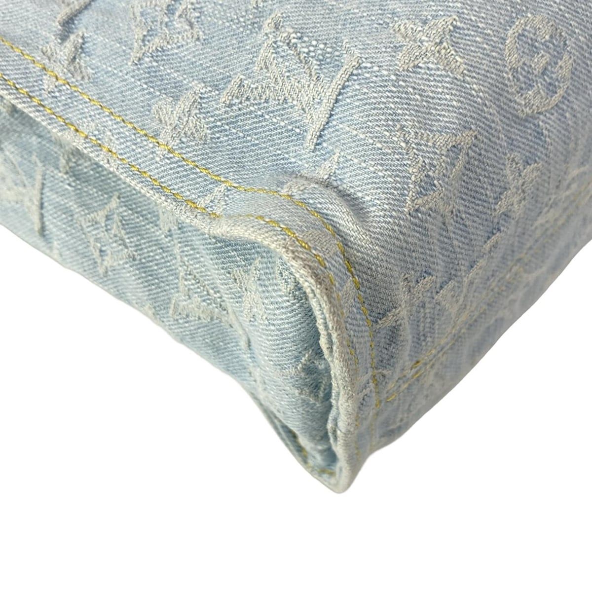 Louis Vuitton Tote Bag Monogram Denim Red Togo - M24897 Sky Blue Denim Cotton