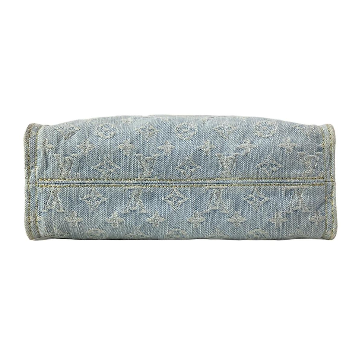 Louis Vuitton Tote Bag Monogram Denim Red Togo - M24897 Sky Blue Denim Cotton