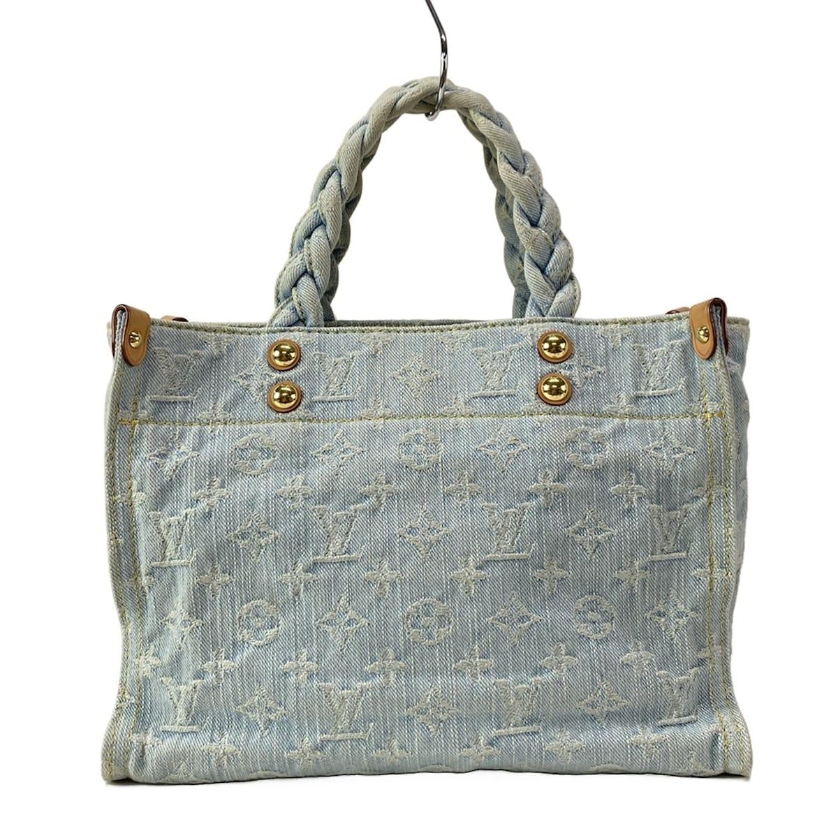 Louis Vuitton Tote Bag Monogram Denim Red Togo - M24897 Sky Blue Denim Cotton