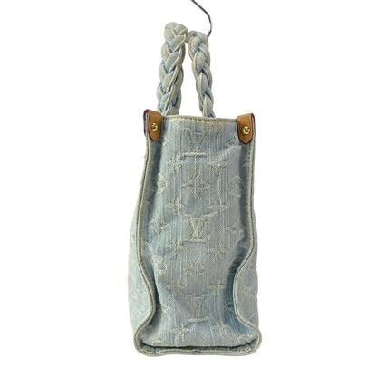 Louis Vuitton Tote Bag Monogram Denim Red Togo - M24897 Sky Blue Denim Cotton