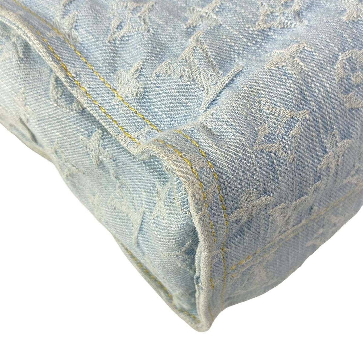 Louis Vuitton Tote Bag Monogram Denim Red Togo - M24897 Sky Blue Denim Cotton