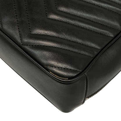 Gucci Handbag Ggmarmont 498100 Black Leather