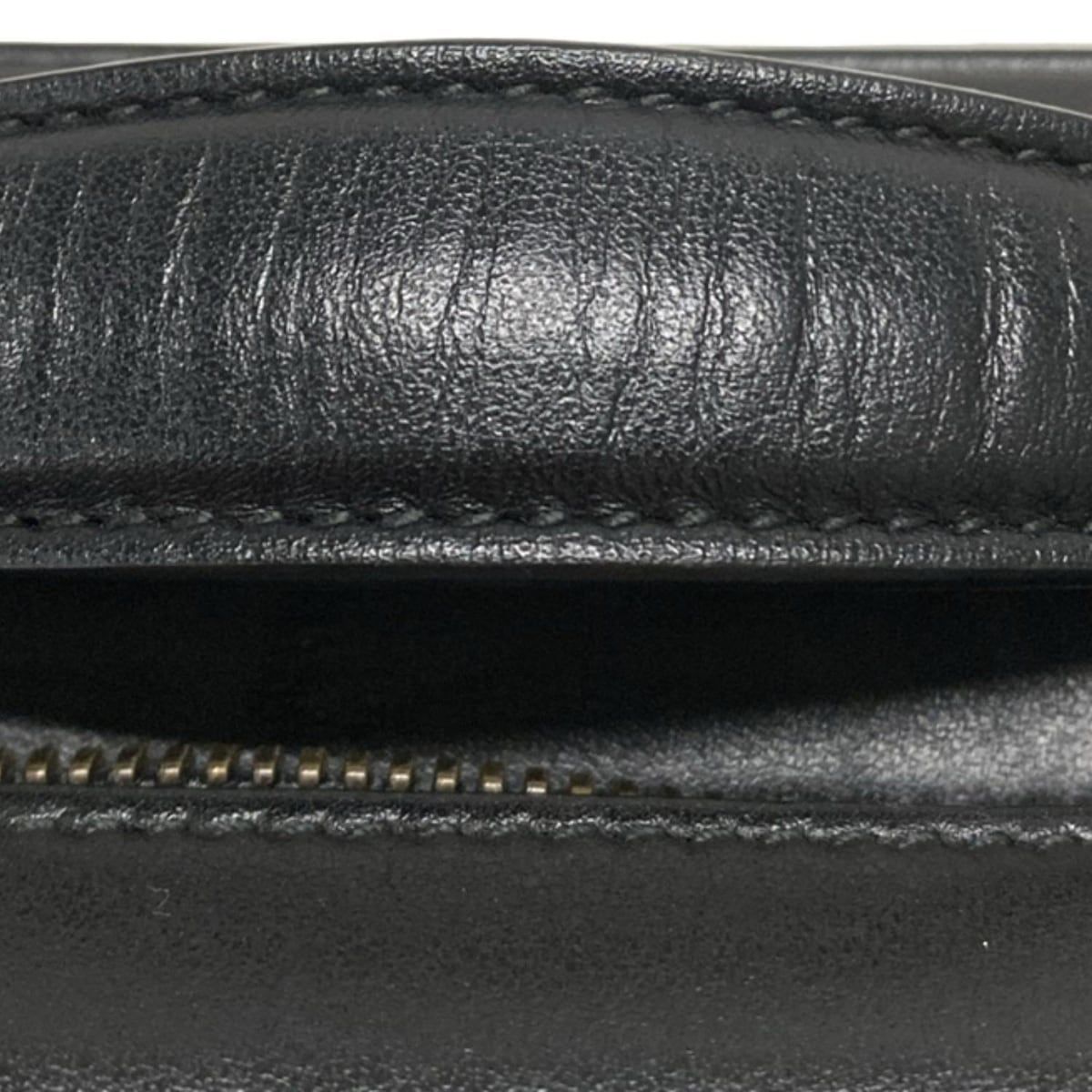 Gucci Handbag Ggmarmont 498100 Black Leather