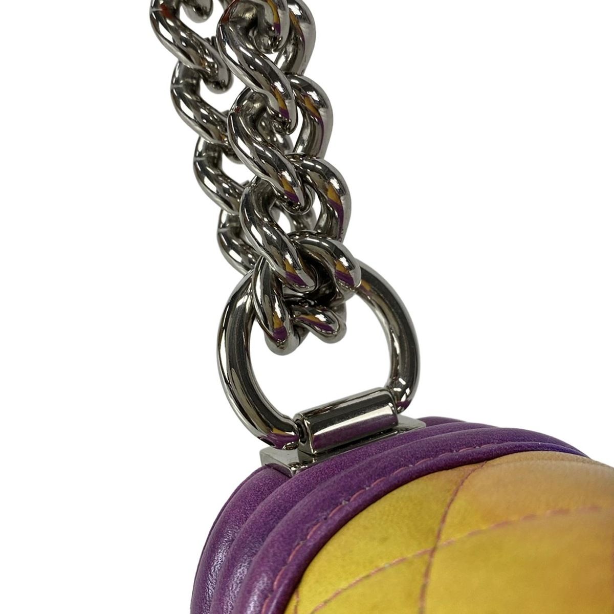 Chanel Shoulder Bag Boy Chanel/matelasse/flower Power A90833 Pink X Multi