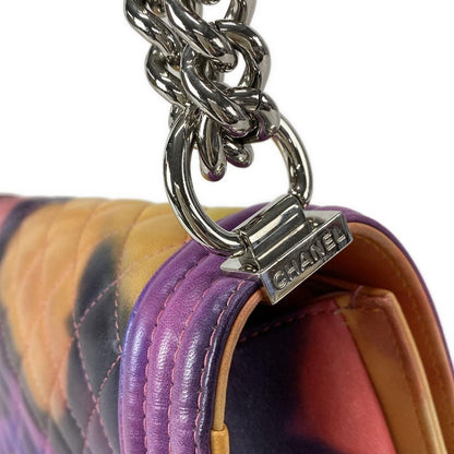 Chanel Shoulder Bag Boy Chanel/matelasse/flower Power A90833 Pink X Multi