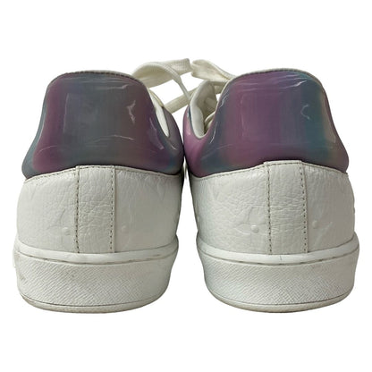 Louis Vuitton Sneakers 8 Men's Luxembourg Line Sneakers White X Multi Leather