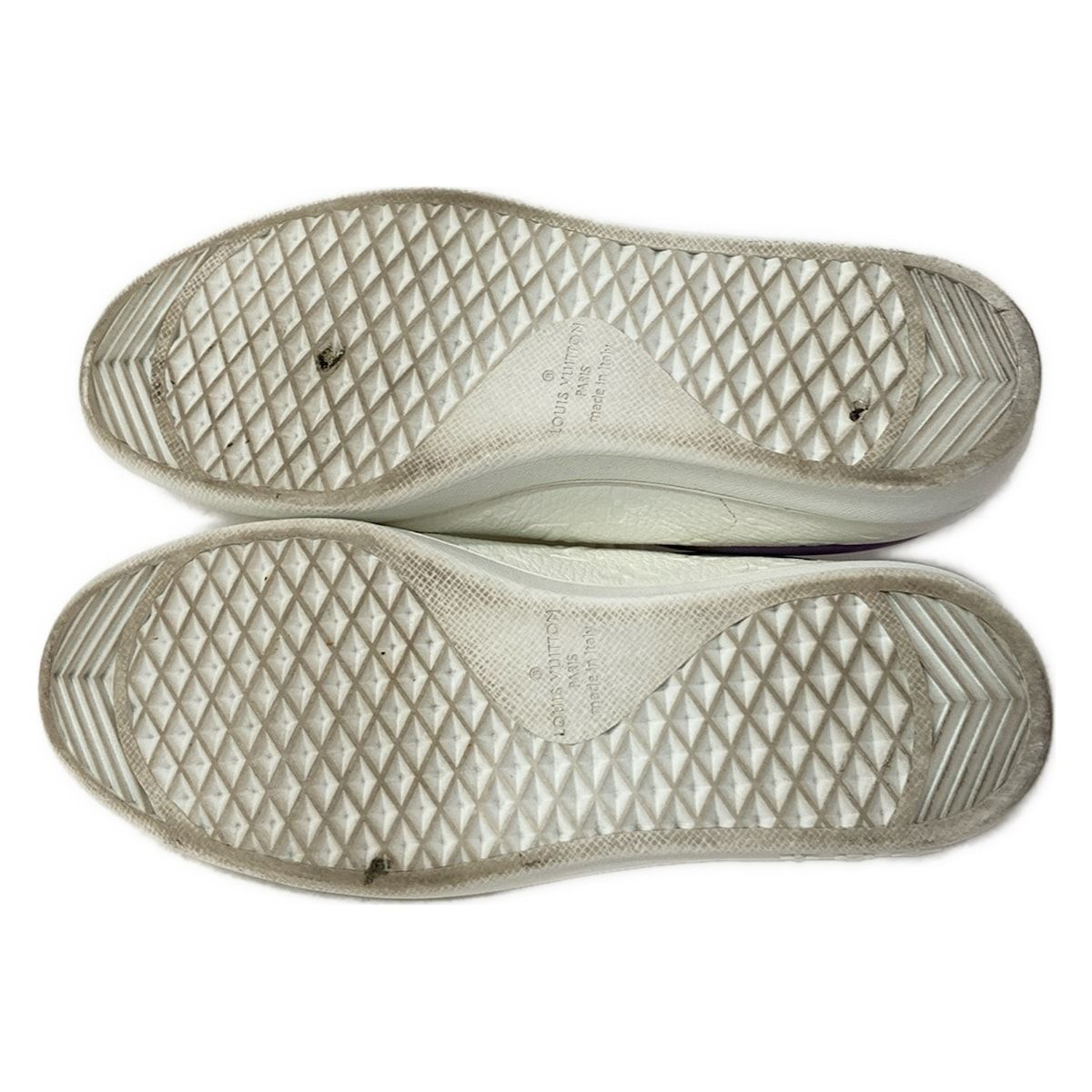 Louis Vuitton Sneakers 8 Men's Luxembourg Line Sneakers White X Multi Leather