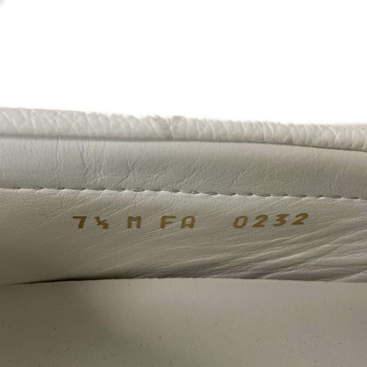 Louis Vuitton Driving Shoes 7 1/2 Men's LV Driver Line Loafers White X Light