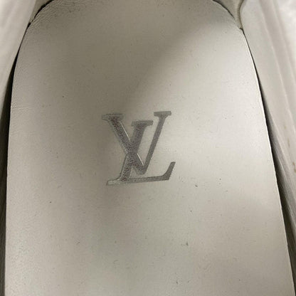 Louis Vuitton Driving Shoes 7 1/2 Men's LV Driver Line Loafers White X Light