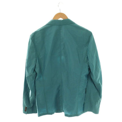 Gucci Silk Blend 2b Jacket Tailored 46 Turquoise Blue 304814 Z4579 Hk • OS • Sh