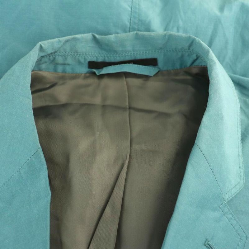 Gucci Silk Blend 2b Jacket Tailored 46 Turquoise Blue 304814 Z4579 Hk • OS • Sh