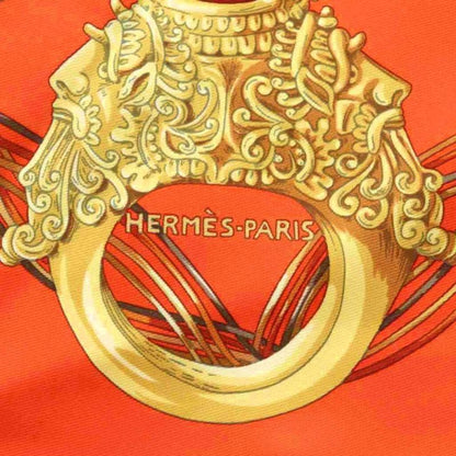 Hermes Alliances du Monde Rings of the World Carre90 Scarf Silk All Over
