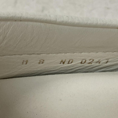 Louis Vuitton Driving Shoes 8 Men's - White X Silver Leather