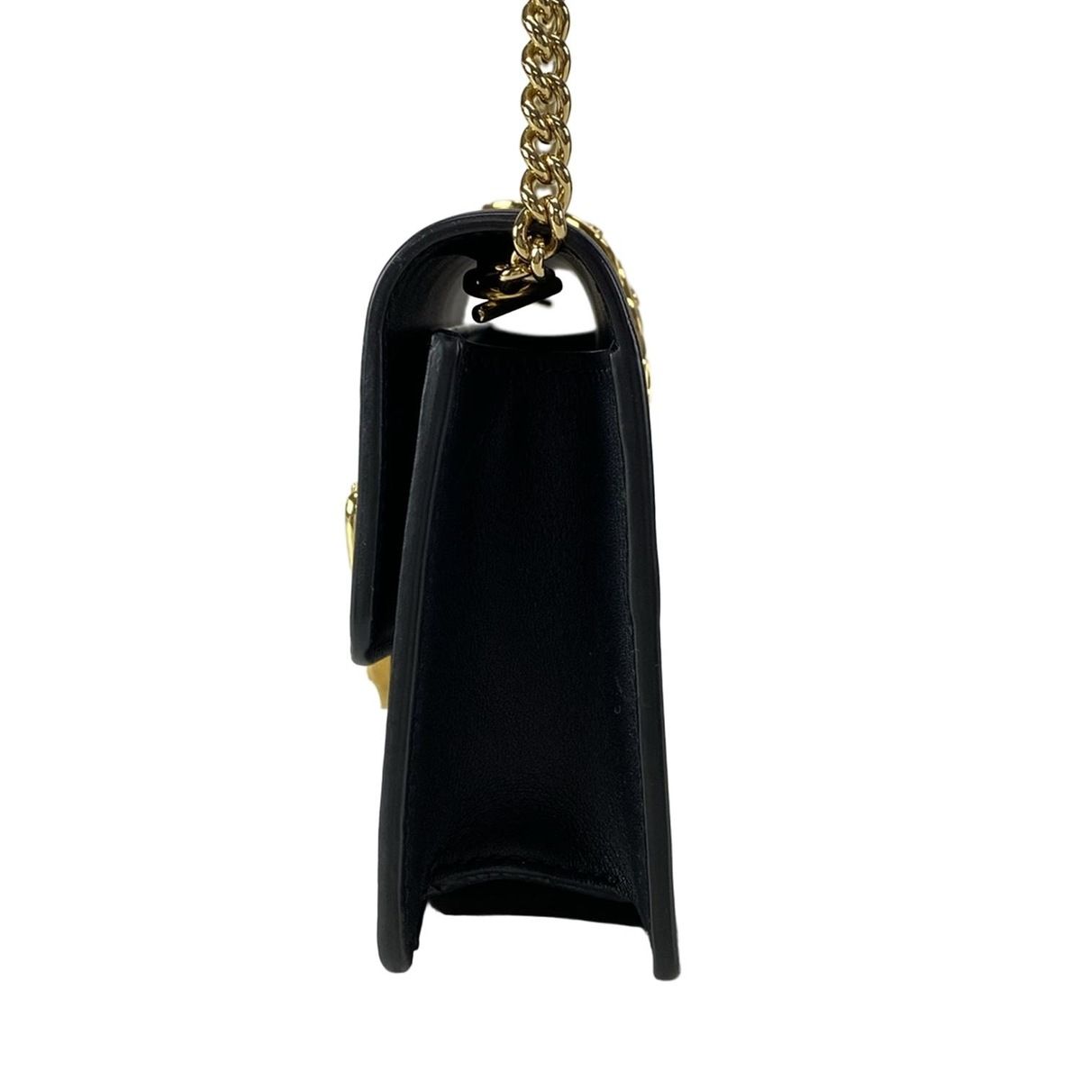 Gucci Shoulder Bag Excellent Condition Sherry / Sylvie 494646 Black Chain