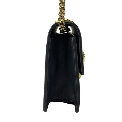 Gucci Shoulder Bag Excellent Condition Sherry / Sylvie 494646 Black Chain