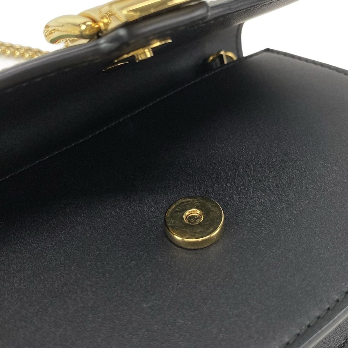 Gucci Shoulder Bag Excellent Condition Sherry / Sylvie 494646 Black Chain