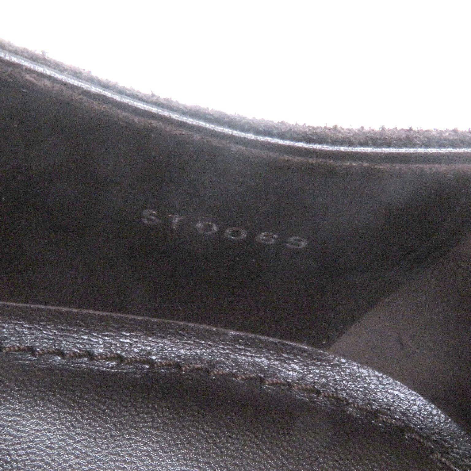 Unused Item□Louis Vuitton Suede Leather Double Monk Strap Dress Shoes Dark