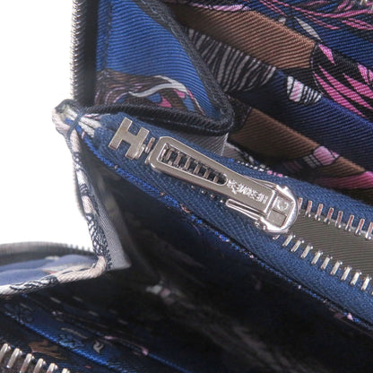 □Hermes Azap Long Silk in Vaux Epson Round Zip Wallet Long