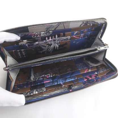 □Hermes Azap Long Silk in Vaux Epson Round Zip Wallet Long