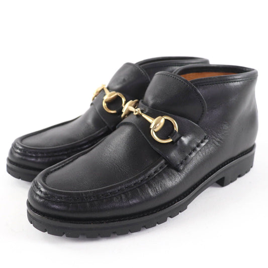 Extremely Gucci 104 0088 Horsebit Leather Ankle