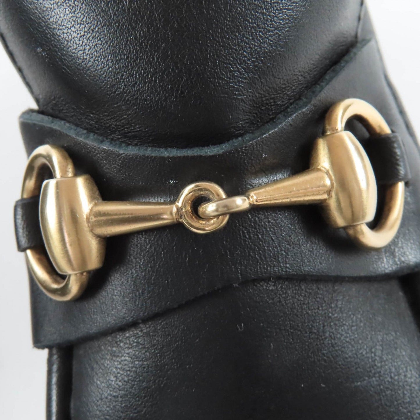 Extremely Gucci 104 0088 Horsebit Leather Ankle