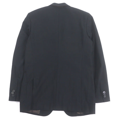 Quality□Louis Vuitton 100% Cotton Lv Logo Button Single Blue Leather