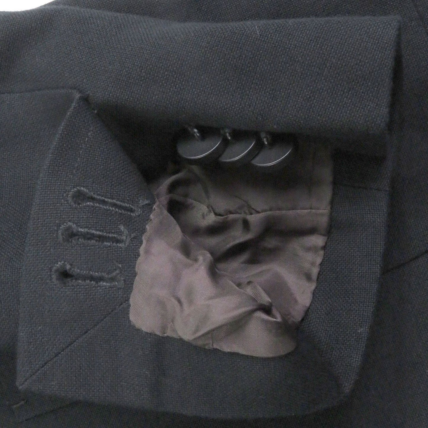 Quality□Louis Vuitton 100% Cotton Lv Logo Button Single Blue Leather