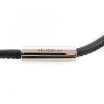 Hermes Eclipse Necklace Pendant Choker Orange Blue