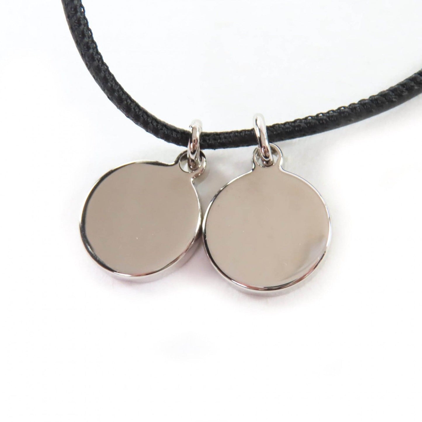 Hermes Eclipse Necklace Pendant Choker Orange Blue