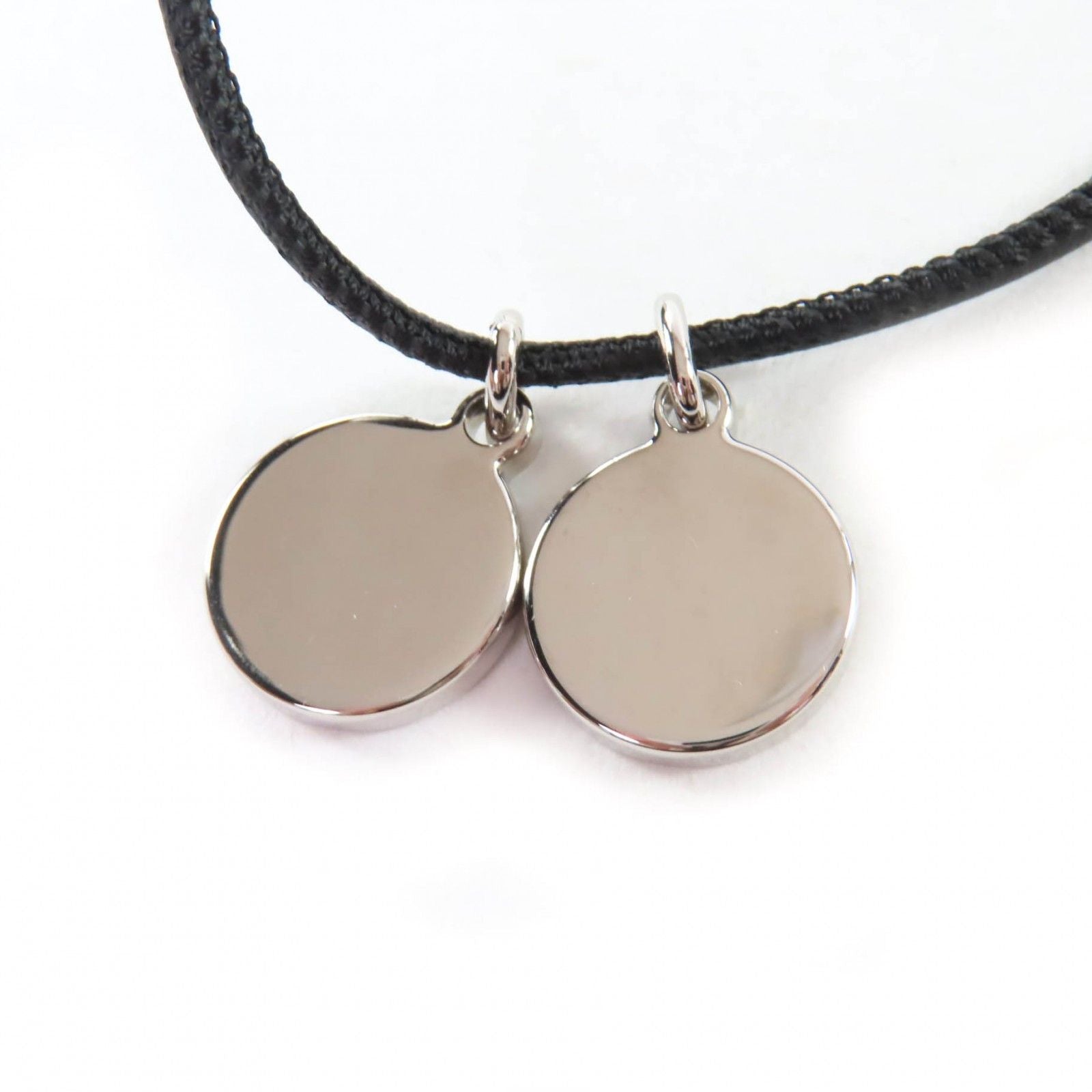 Hermes Eclipse Necklace Pendant Choker Orange Blue