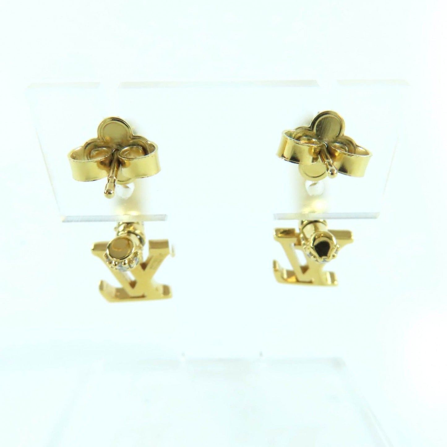 Louis Vuitton M01732 Earrings Hoop/Lv Iconic Metal Strass