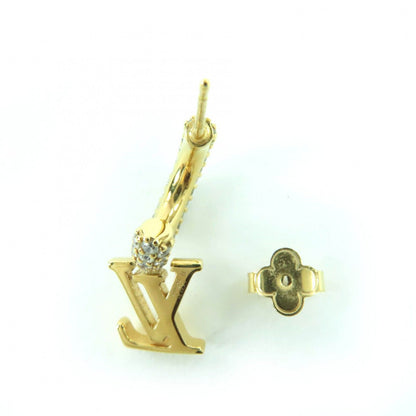 Louis Vuitton M01732 Earrings Hoop/Lv Iconic Metal Strass