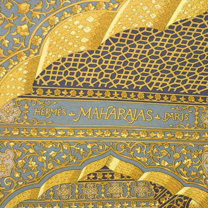 Hermes CARE 90 Splendeur DES Maharajas Maharaja's Splendor India Scarf Silk