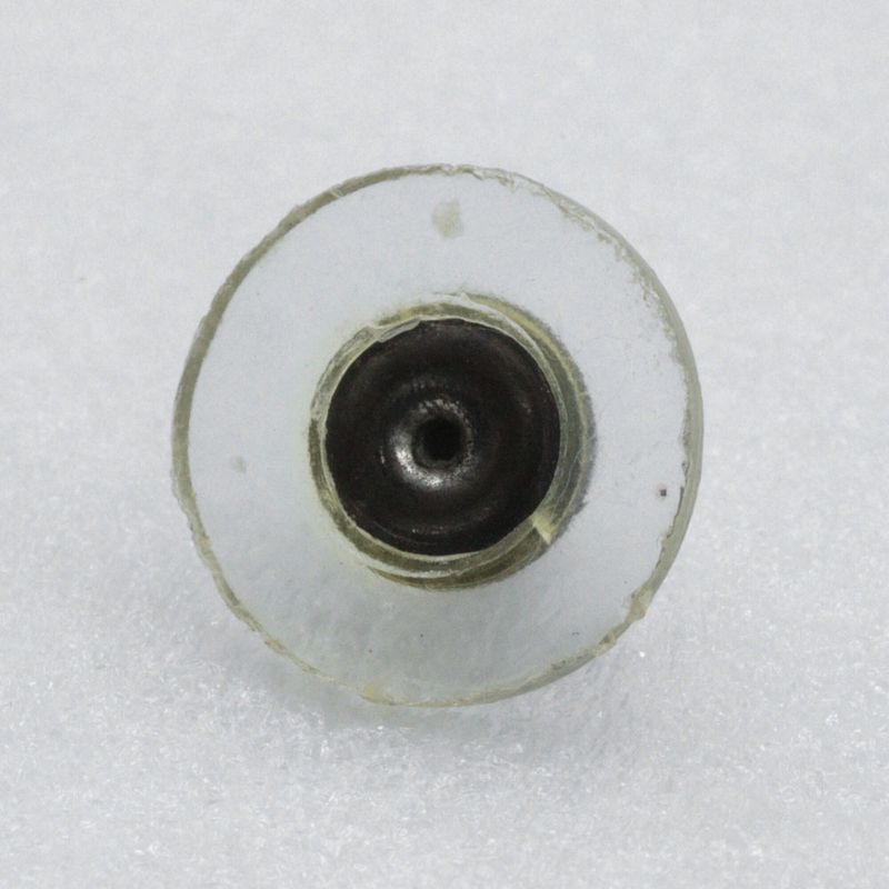 Chanel Clover Rhinestone X Metal Silver 03a Women's 3.6g Earrings