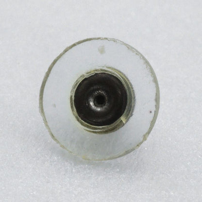 Chanel Clover Rhinestone X Metal Silver 03a Women's 3.6g Earrings