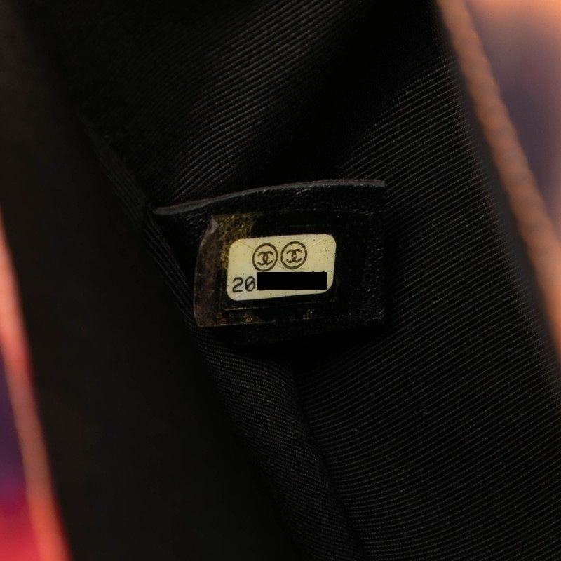 Chanel Matelasse Cocomark Boy Chanel Chain Shoulder Bag Lambskin Women's Chanel