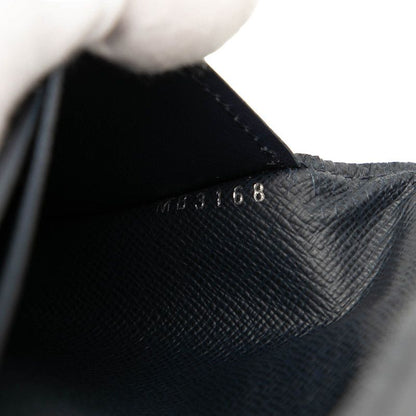 Louis Vuitton Taiga Portefeuille Brother M30502 Blue Marine Navy Leather Men's