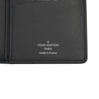 Louis Vuitton Taiga Portefeuille Brother M30502 Blue Marine Navy Leather Men's