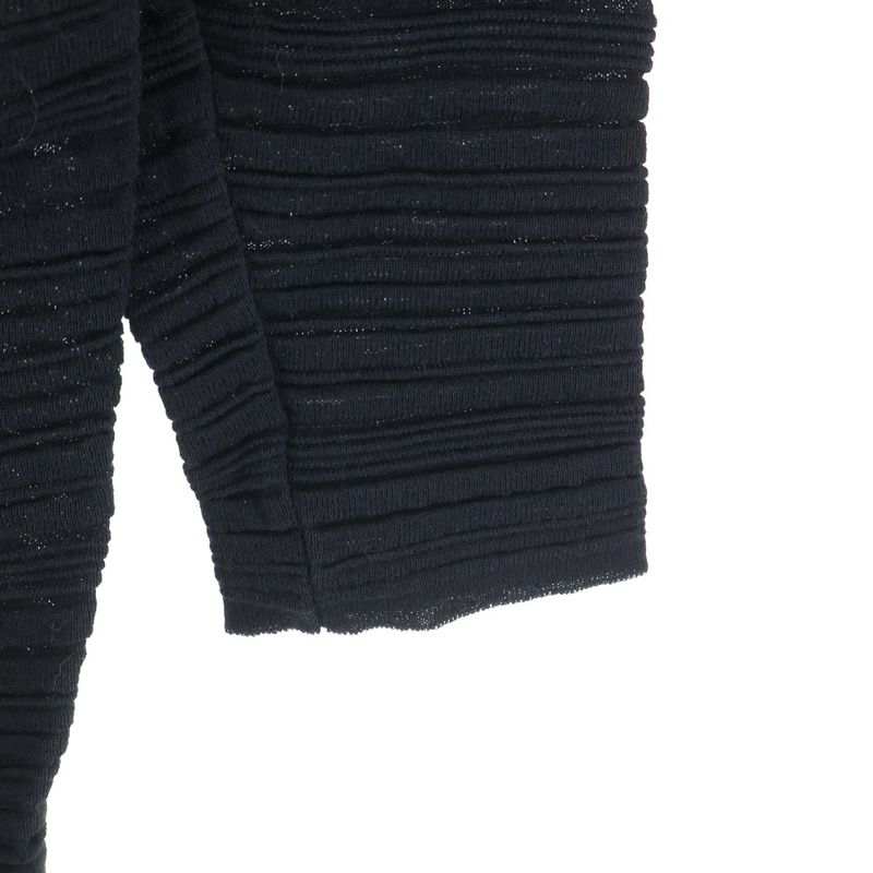 Balenciaga Half Sleeve Cotton One Piece Dress Women's Black 293639 T3055