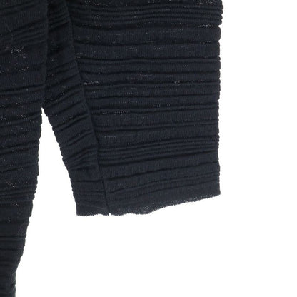 Balenciaga Half Sleeve Cotton One Piece Dress Women's Black 293639 T3055