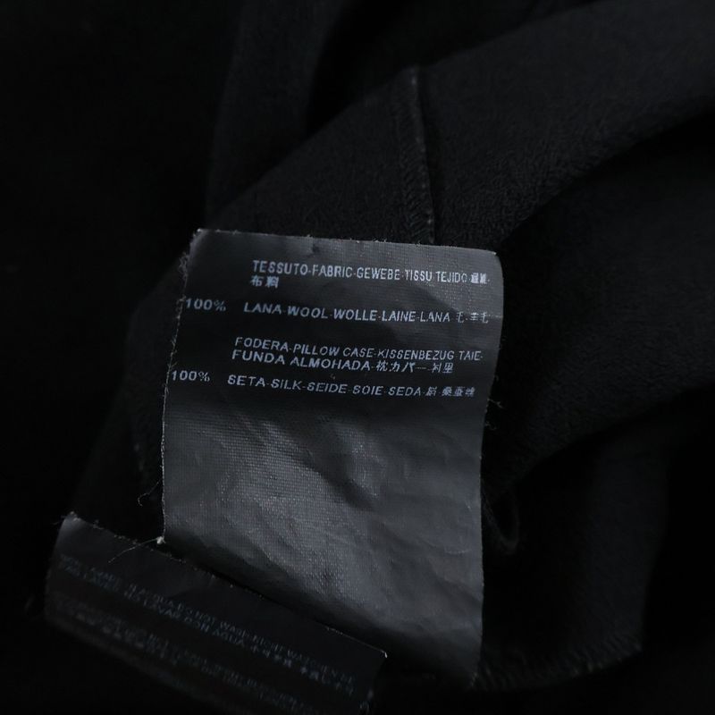 Balenciaga Short Sleeve Wool One Piece Dress Women's Black 246418 Tt749