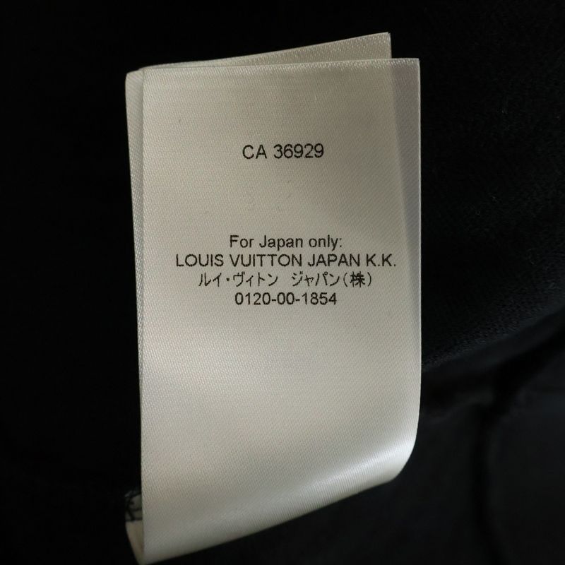 Louis Vuitton 22aw Monogram Crew Neck Sweatshirt Black Rm222v Ns0 Hny02w