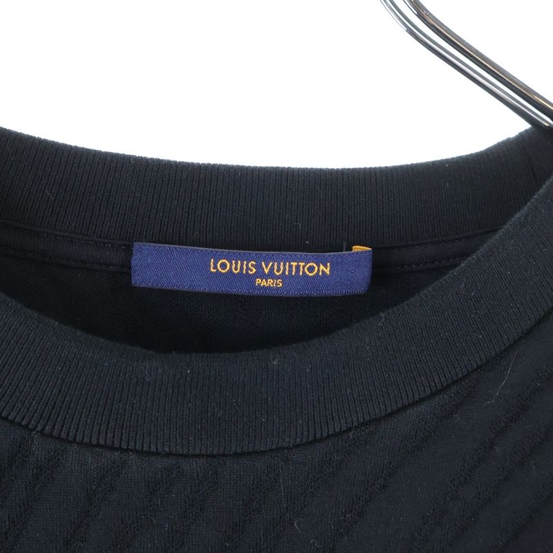 Louis Vuitton 22aw Monogram Crew Neck Sweatshirt Black Rm222v Ns0 Hny02w