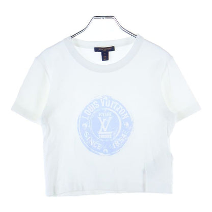 Louis Vuitton 25aw LV Logo Print Crew Neck Cropped Short Length Short Sleeve