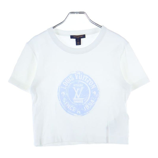 Louis Vuitton 25aw LV Logo Print Crew Neck Cropped Short Length Short Sleeve
